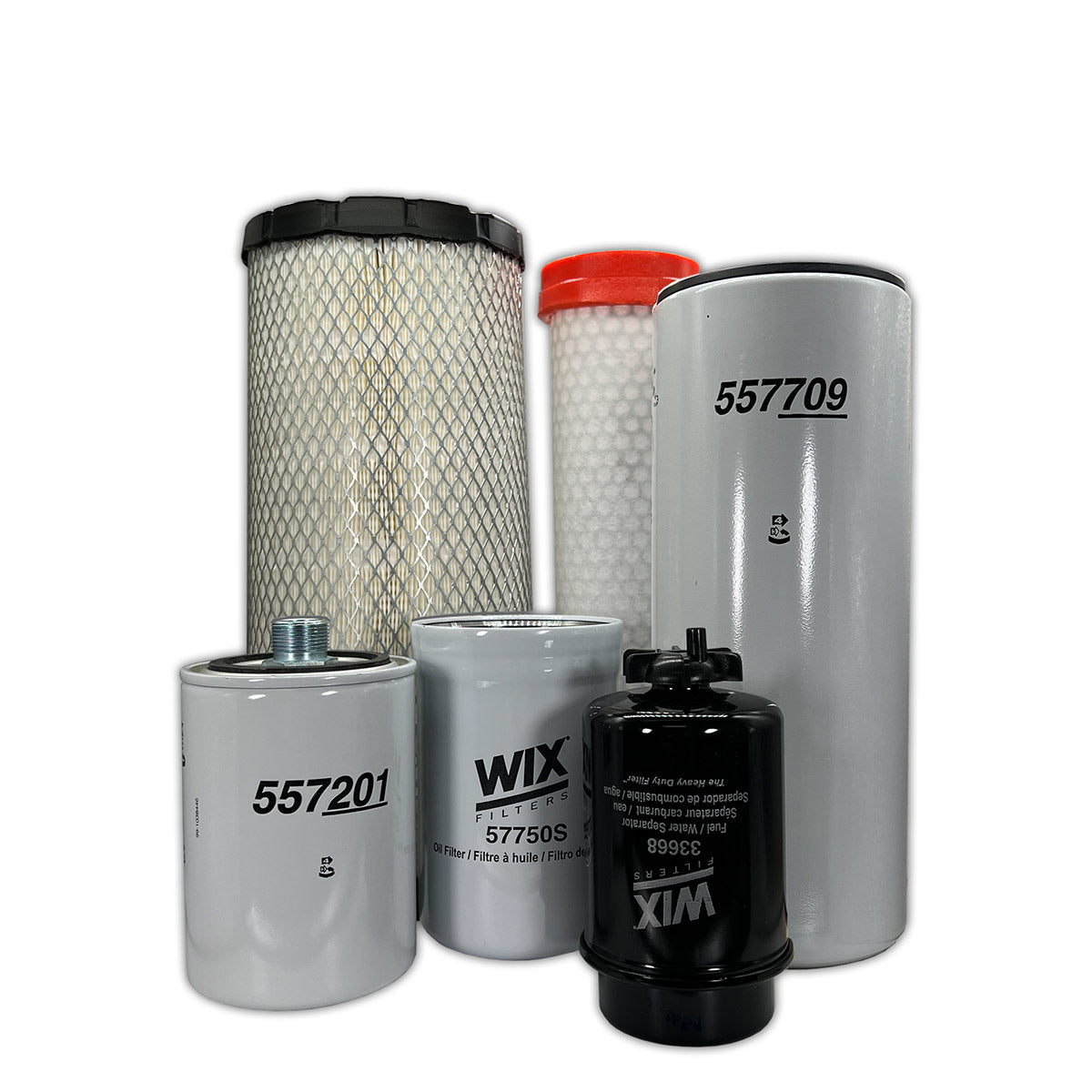 HERO Maintenance Filter Kit For John Deere 310K Backhoe Loader Engine: 4045HT073