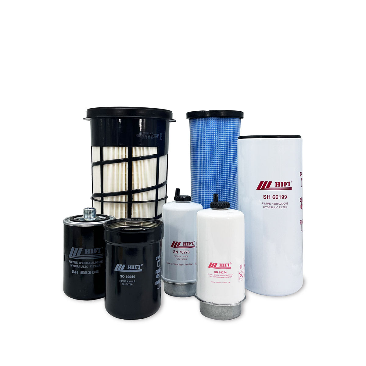 HERO Maintenance Filter Kit For John Deere 325K Backhoe Loader Engine: 4045HT086