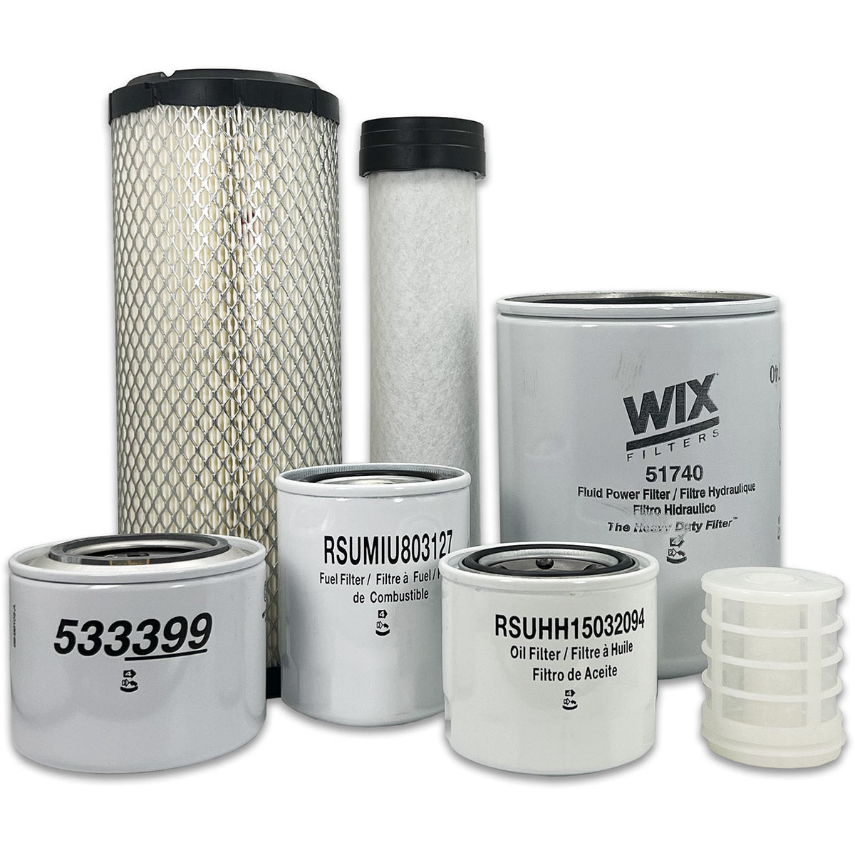 HERO Maintenance Filter Kit For John Deere 3035D Utility Tractor
