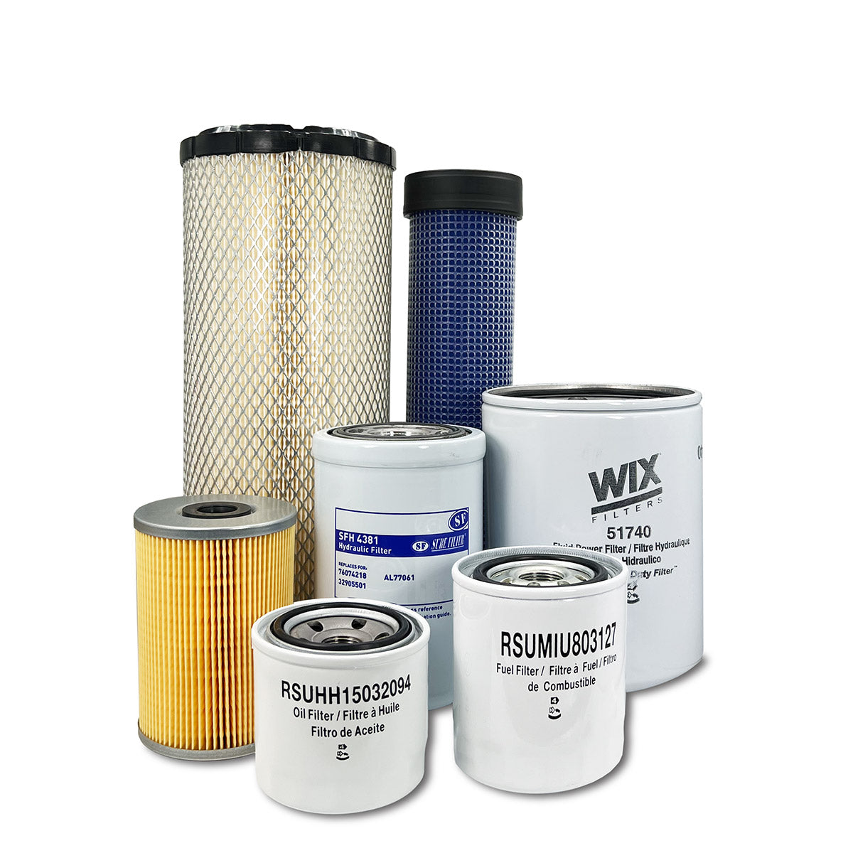 HERO Maintenance Filter Kit For John Deere 4075R Compact Utility Tractor