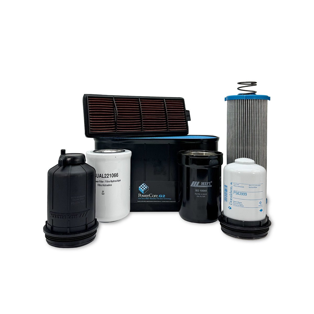 HERO Maintenance Filter Kit For John Deere 6145M Tractor Engine SN: 4045UXXXXXX (Final Tier 4)