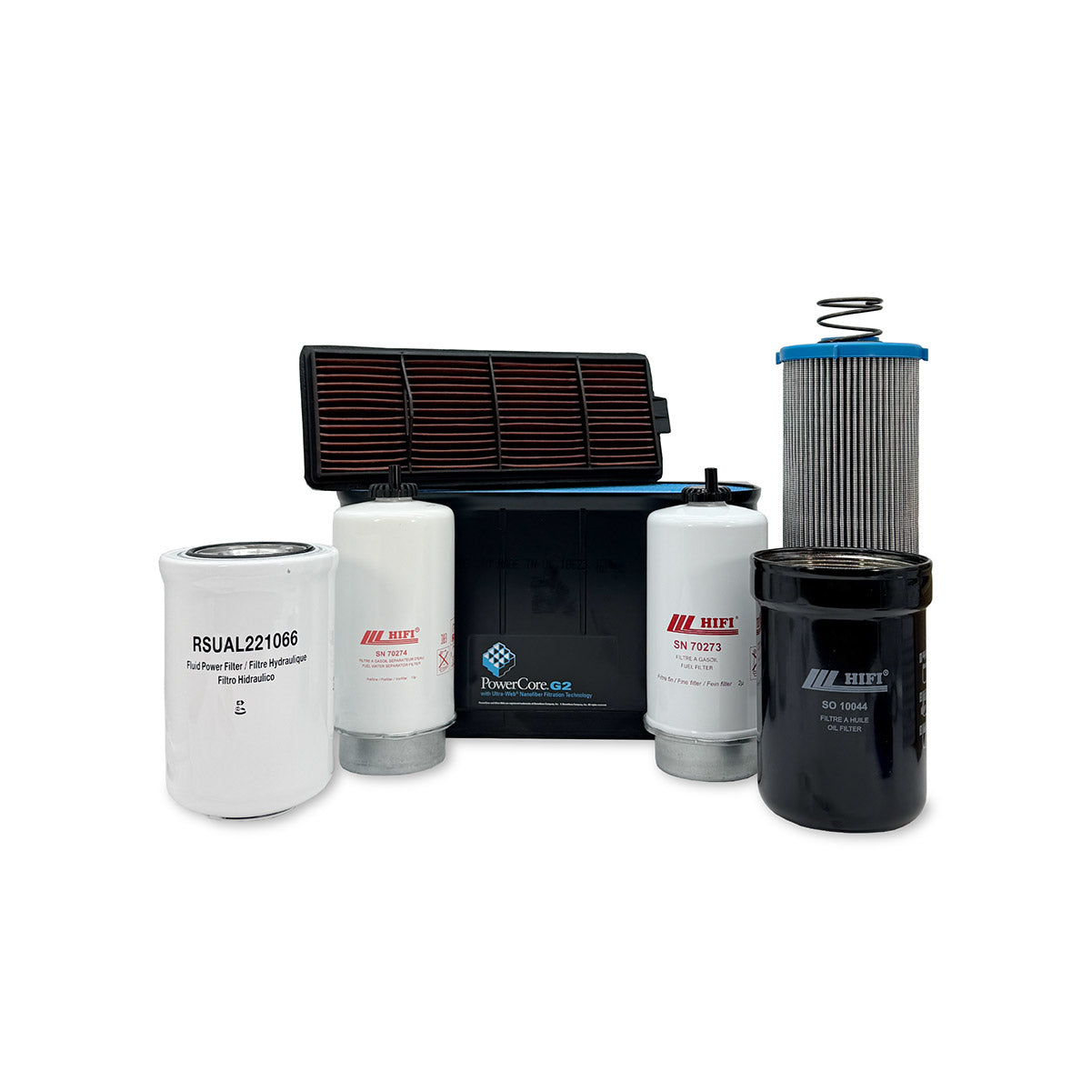 HERO Maintenance Filter Kit For John Deere 6150M Tractor Engine SN: 6068RXXXXXX (Interim Tier 4)