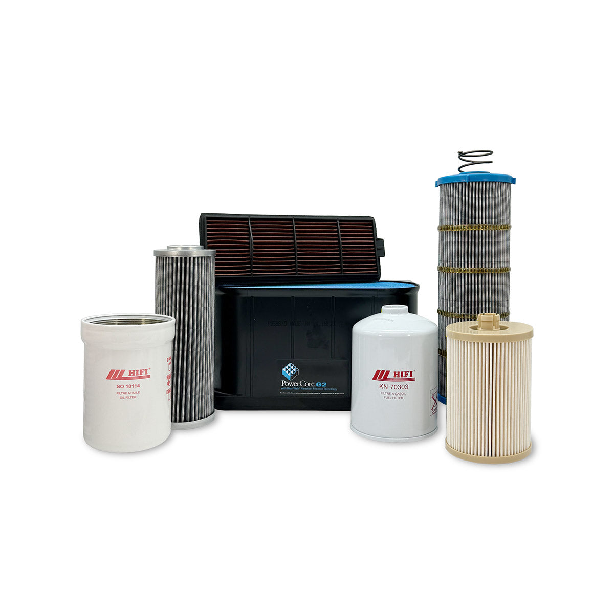 HERO Maintenance Filter Kit For John Deere 6170R Tractor Engine SN: 6068RXXXXXX (iT4) AutoPowr w/ IVT