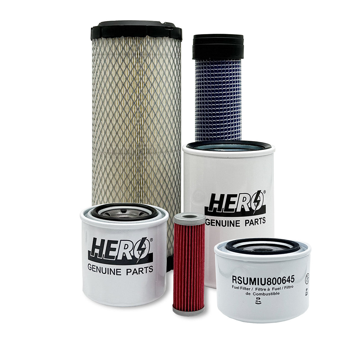 HERO Maintenance Filter Kit For John Deere 790 Tractor Engine Marked -EJKD 790001-