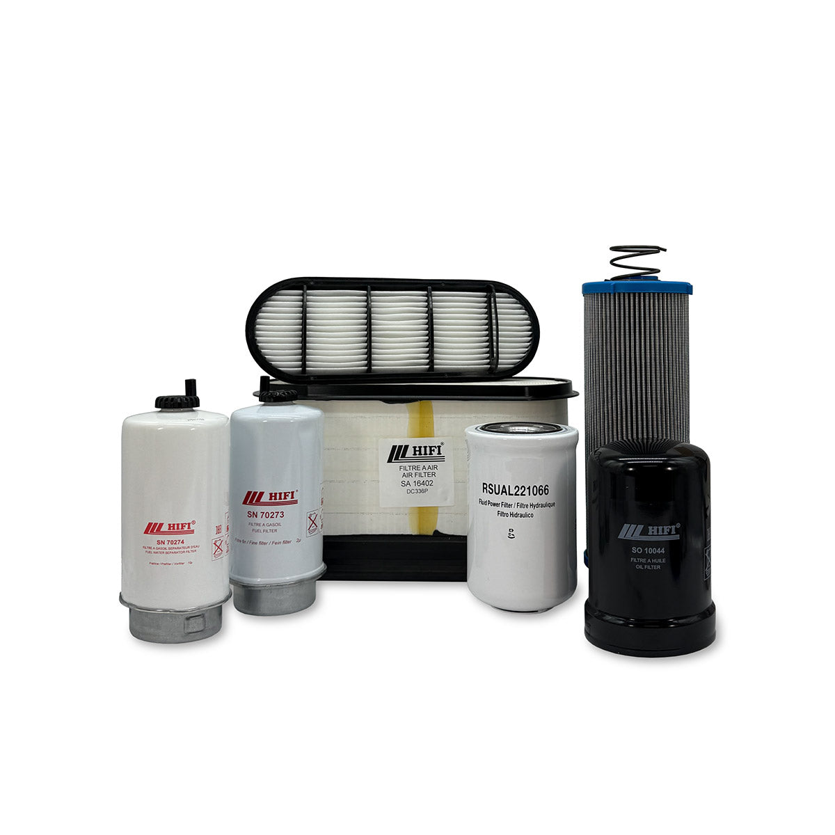 HERO Maintenance Filter Kit For John Deere 7230 Tractor 7" Air Filter
