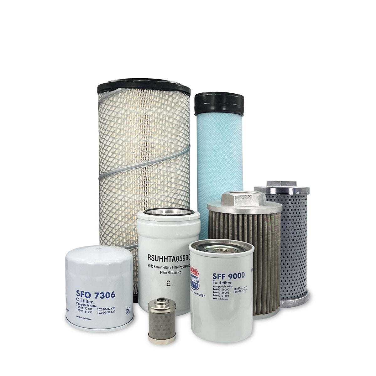 HERO Maintenance Filter Kit For Kubota SVL90 Skid Steer Loader