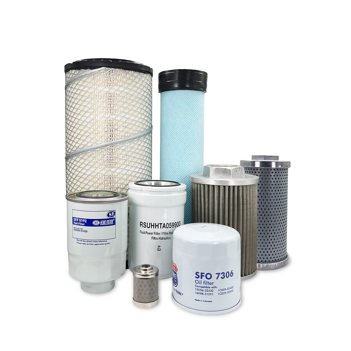 HERO Maintenance Filter Kit For Kubota SVL90-2 Skid Steer Loader