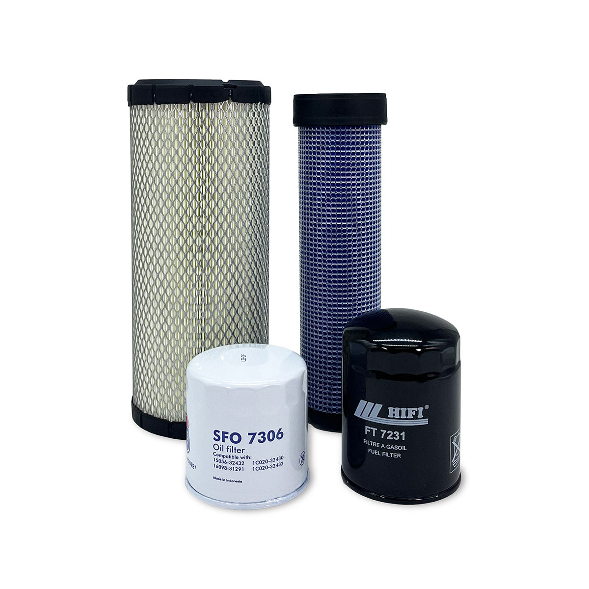 HERO Maintenance Filter Kit for Kubota KX057-5 Excavator