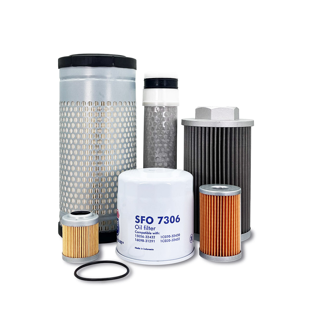 HERO Maintenance Filter Kit For Kubota KX121-3 Excavator