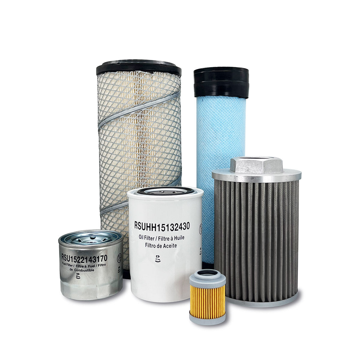 HERO Maintenance Filter Kit For Kubota KX121-3S Excavator