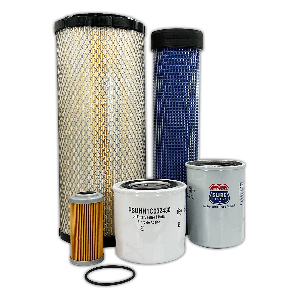 HERO Maintenance Filter Kit For Kubota KX080-3T Excavator