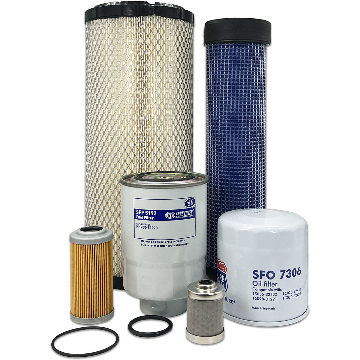 HERO Maintenance Filter Kit For Kubota R630 Wheel Loader