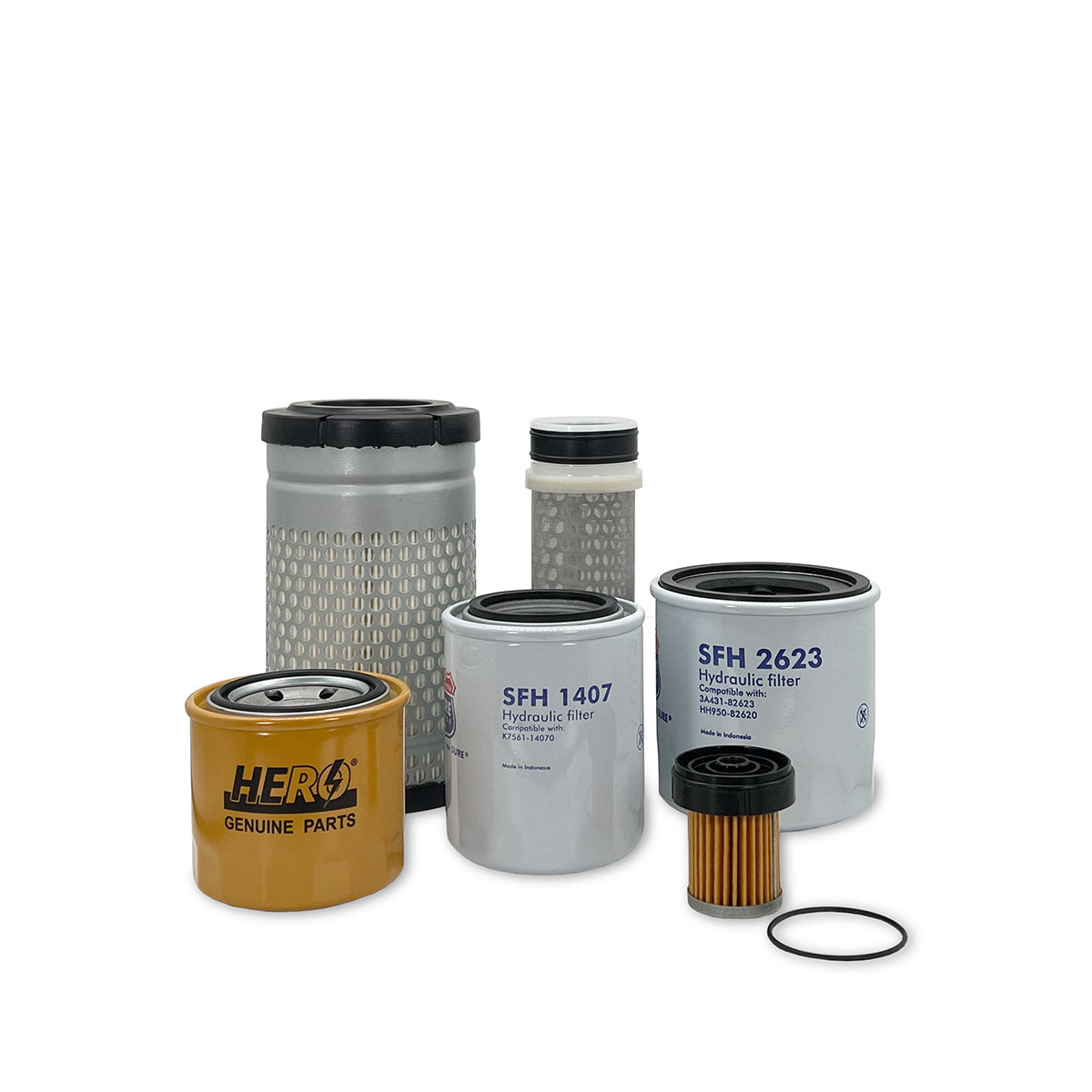 HERO Maintenance Filter Kit For Kubota RTV-X1100 Utility Vehicle