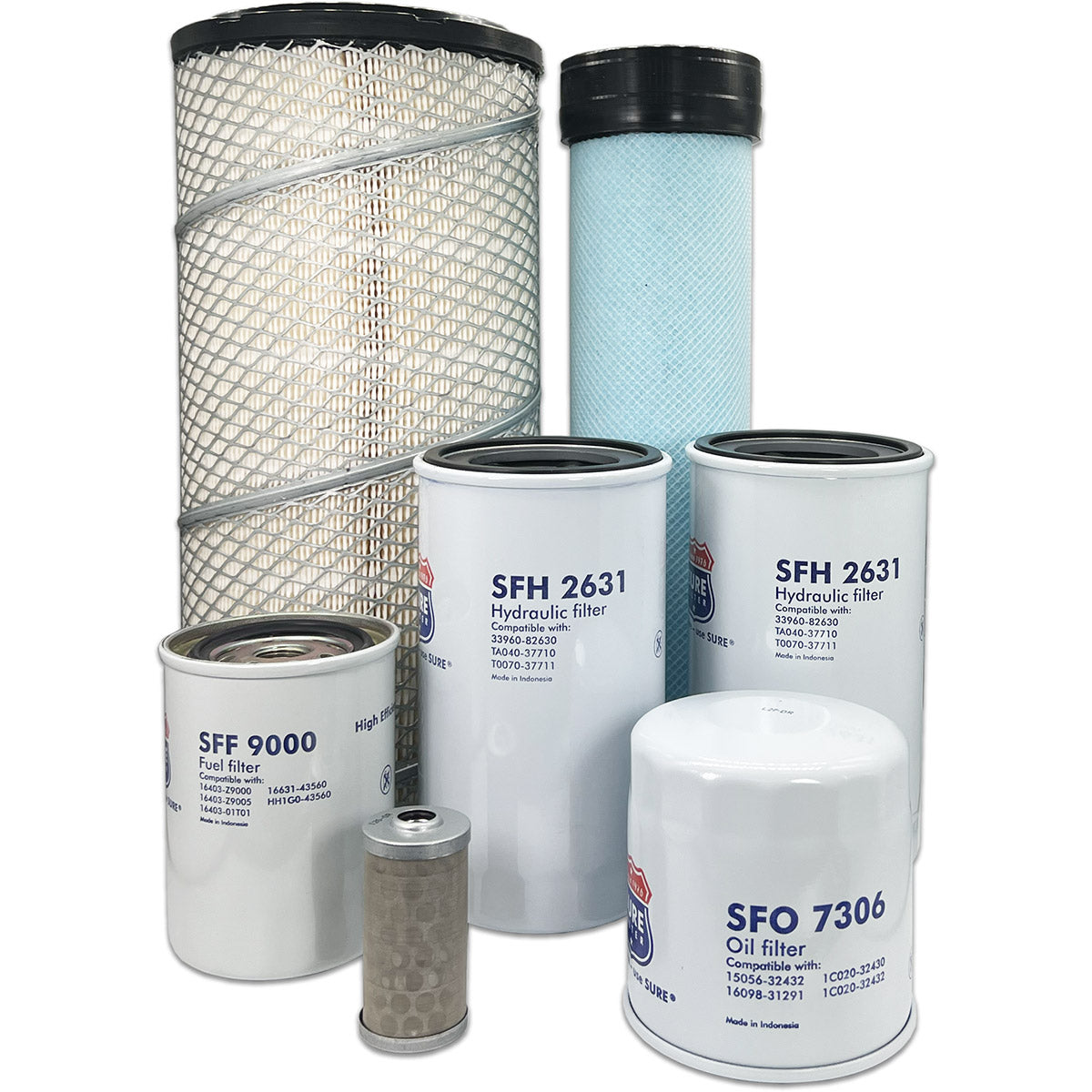 HERO Maintenance Filter Kit For Kubota M8200DTC Tractor