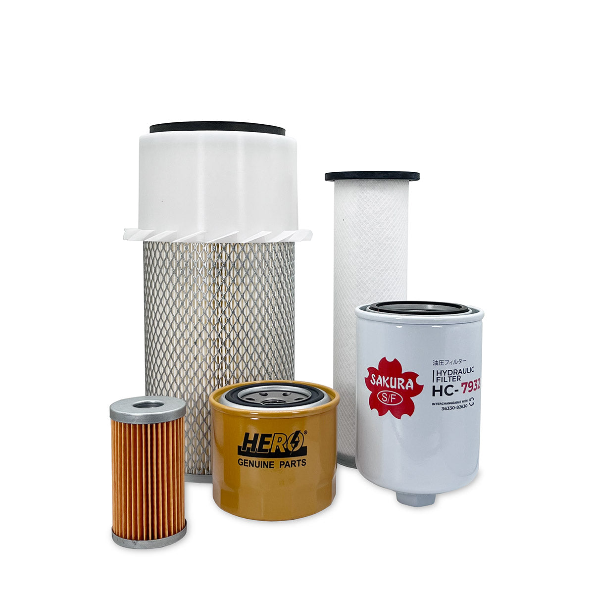 HERO Maintenance Filter Kit For Kubota L3350DT Tractor