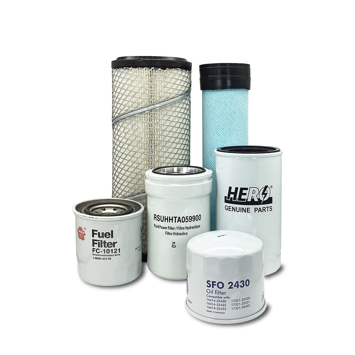 HERO Maintenance Filter Kit For Kubota MX6000H Tractor