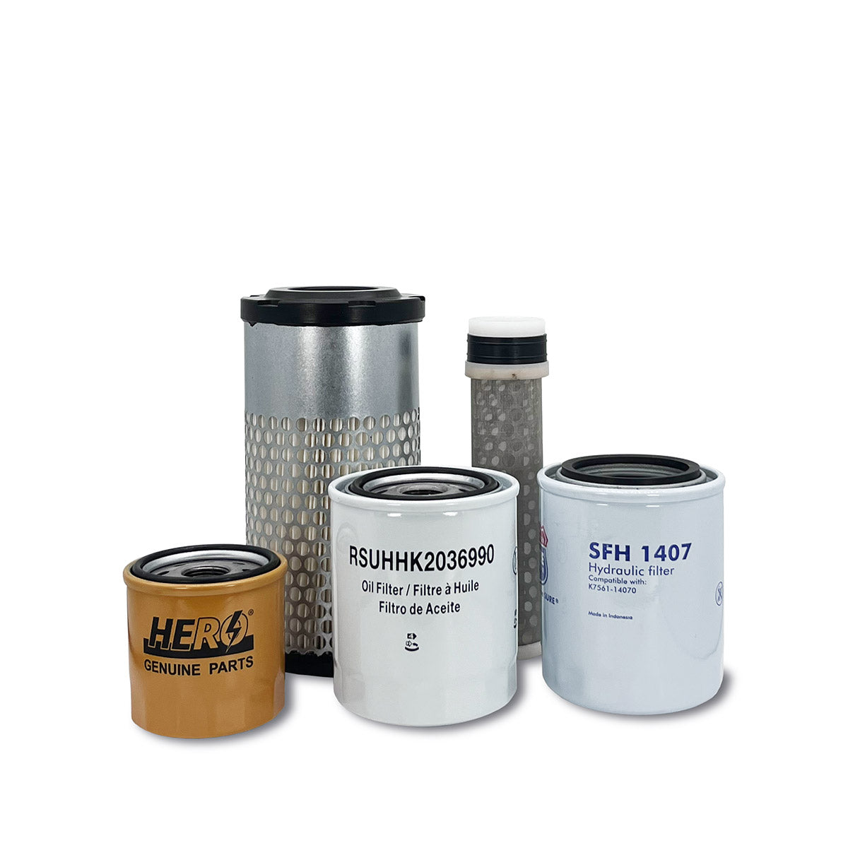 HERO Maintenance Filter Kit for Kubota RTV520 Utility Vehicle