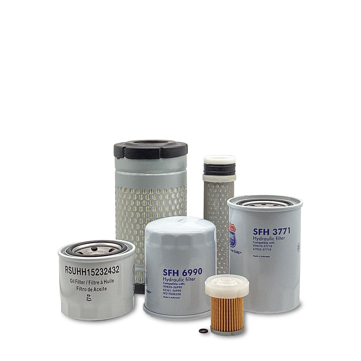 HERO Maintenance Filter Kit For Kubota LX2610UHSD Tractor