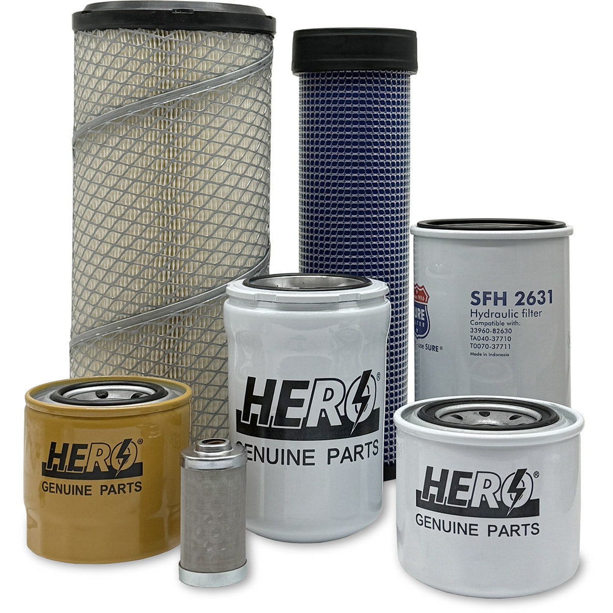 HERO Maintenance Filter Kit For Kubota L4701HST Tractor