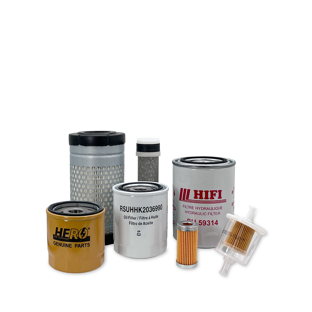 HERO Maintenance Filter Kit For New Holland TZ24DA Compact Tractor
