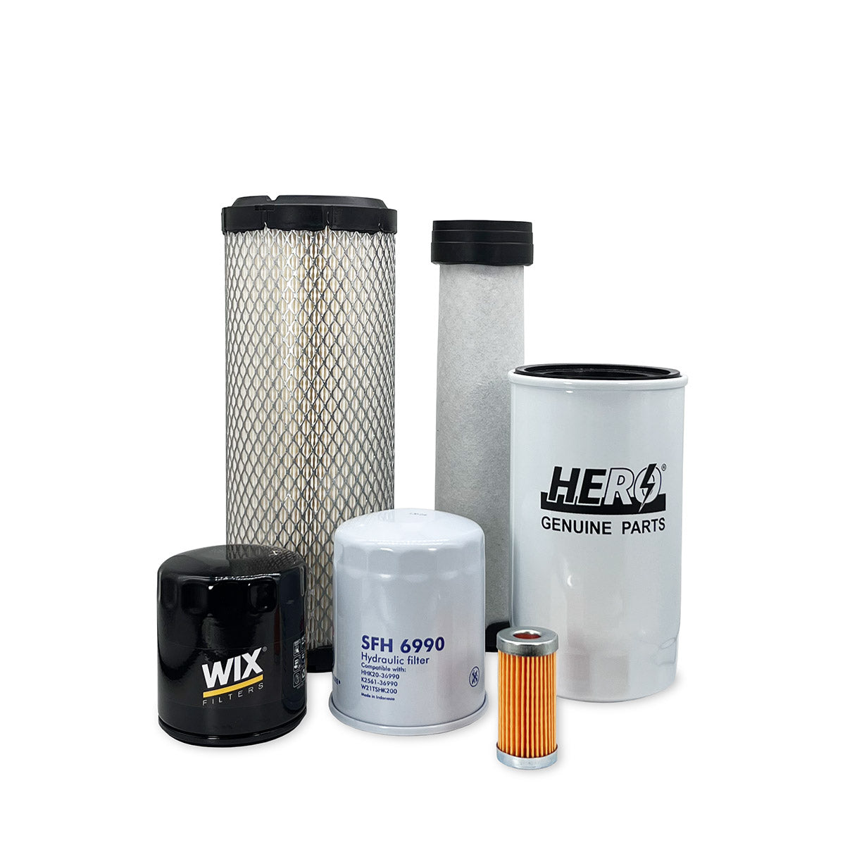 HERO Maintenance Filter Kit For New Holland Boomer 2030 Compact Tractor