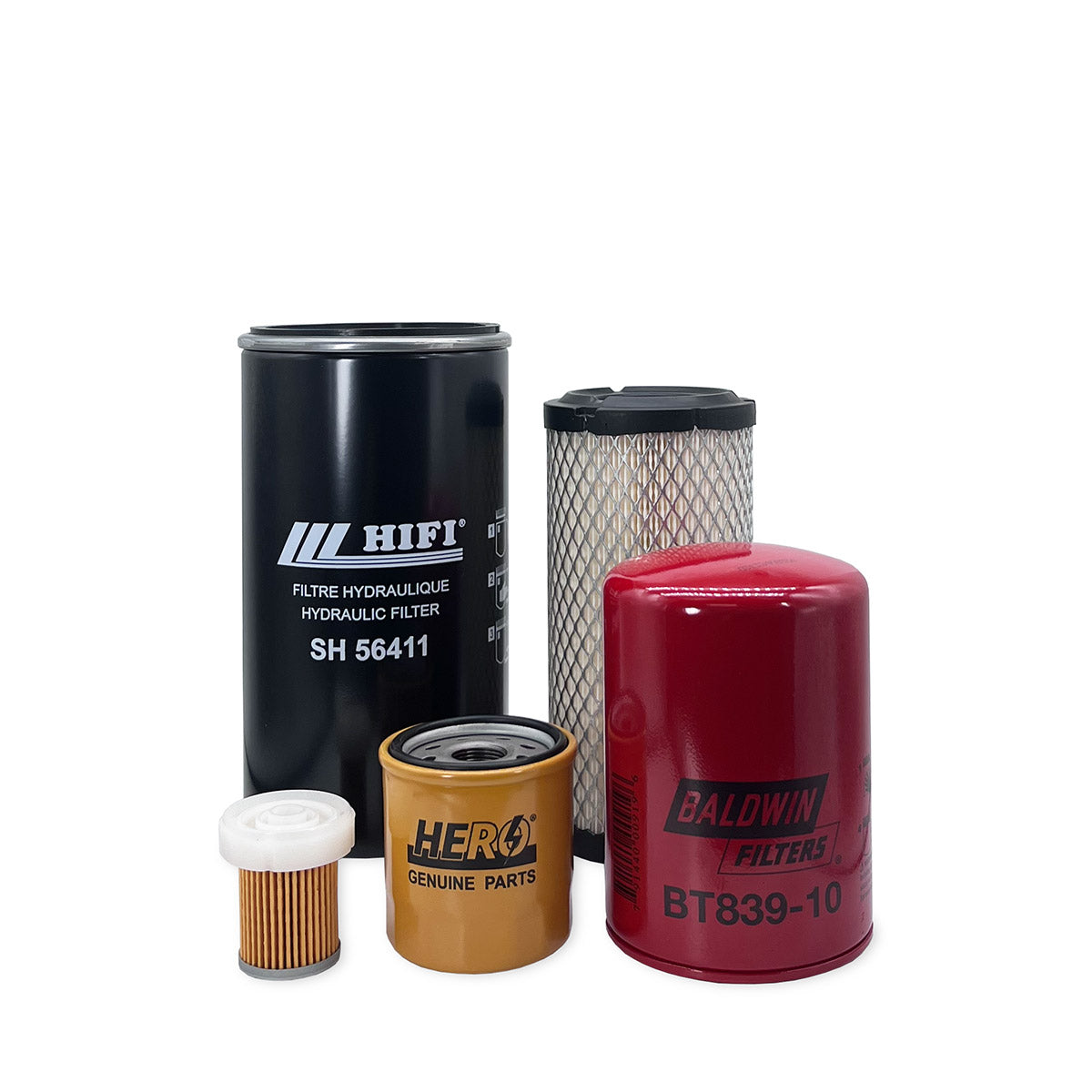 HERO Maintenance Filter Kit For New Holland Workmaster 25 Compact Tractor