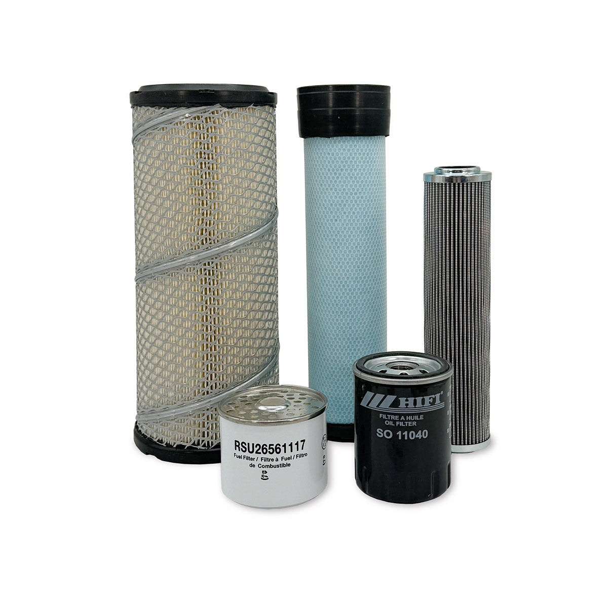 HERO Maintenance Filter Kit for Takeuchi TW50 Wheel Loader S/N E104063-E105832