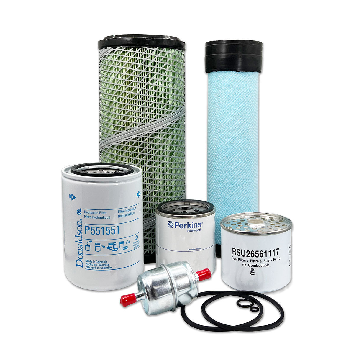 HERO Maintenance Filter Kit for Vermeer BC1000XL Brush Chipper CAT C2.2T Engine