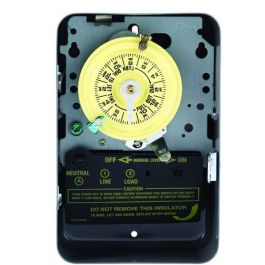 Intermatic T101 SPST 24-Hour Mechanical Time Switch NEMA-1 120V