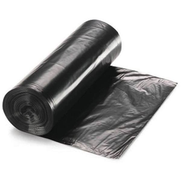 40 In X 46 In 40-45 Gal Low-Density Trash Bags 2 Mil Black Case Of 75