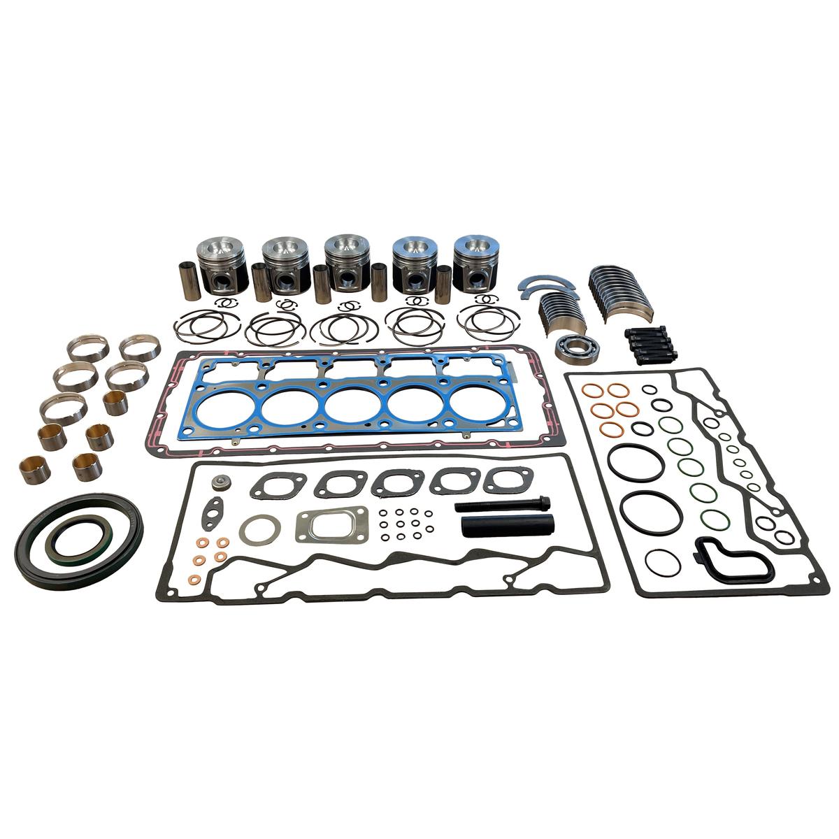 Maxiforce Overhaul Engine Kit, Standard Pistons, 5030Hf, 0.50MM, Tier 3, Piston (M) for John Deere RE527622