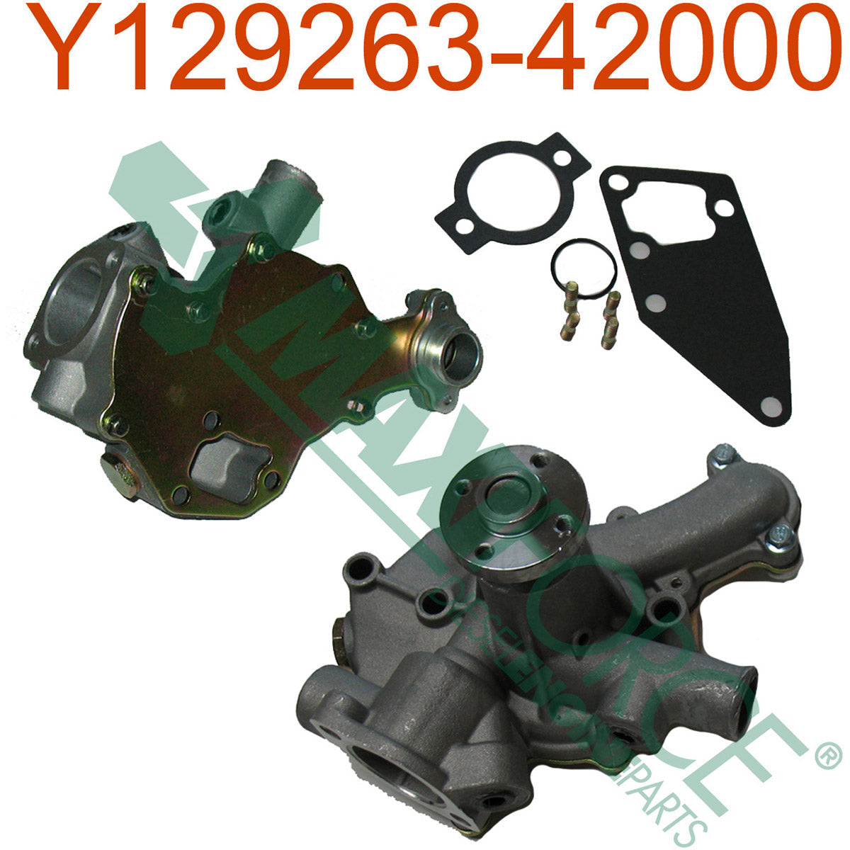 Maxiforce Water Pump, 3TNV88/4TNV88 for Yanmar 129263-42000