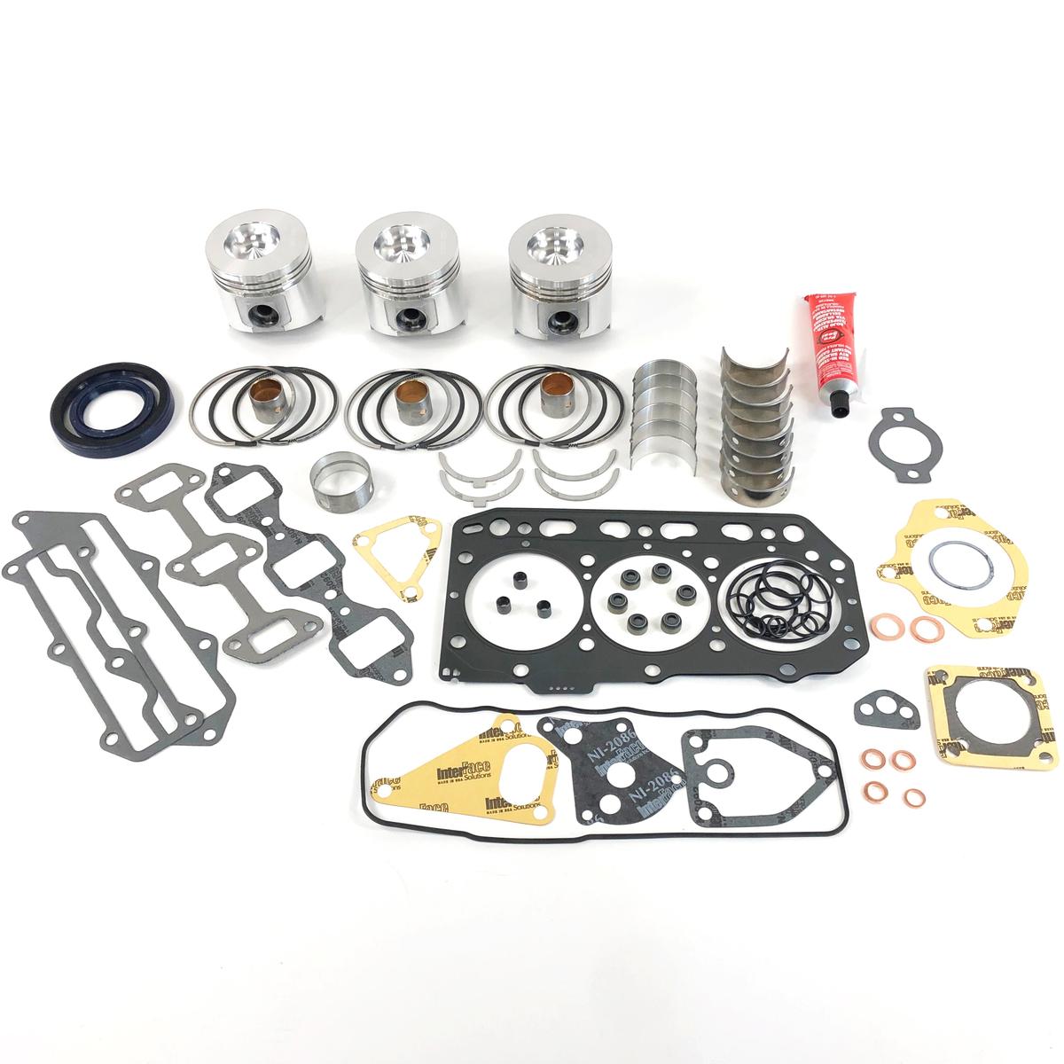 Maxiforce Overhaul Engine Kit, Standard Pistons, 3TNE88 for Yanmar