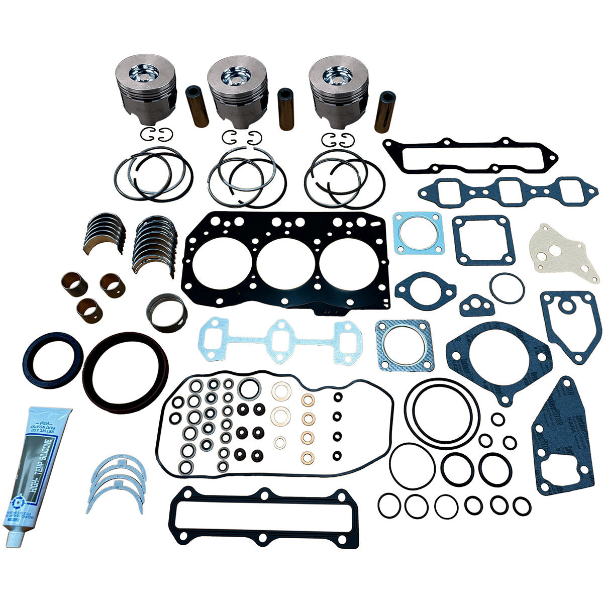 Maxiforce Overhaul Engine Kit, Standard, 3TNV82A for Yanmar