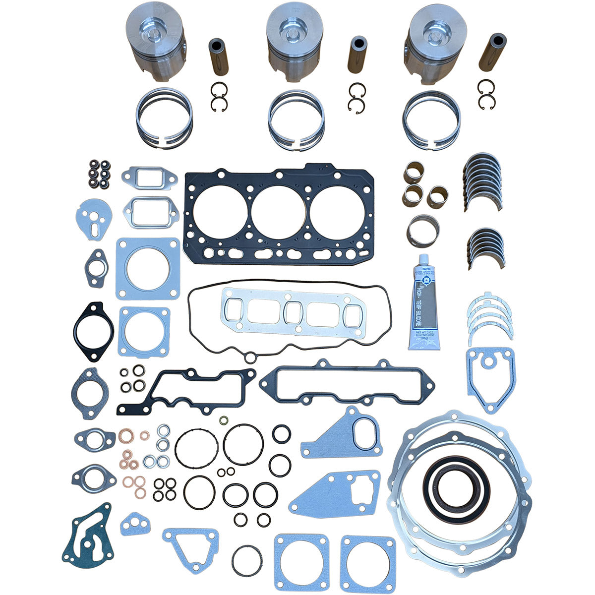 Maxiforce Overhaul Engine Kit, Standard, 3TNV88C Tier 4 Final for Yanmar