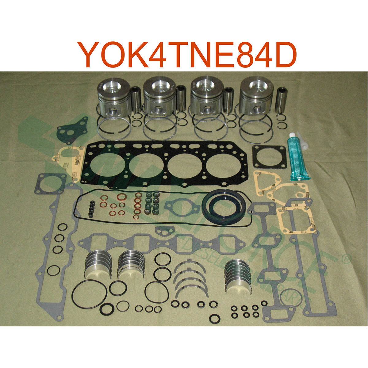 Maxiforce Overhaul Engine Kit, .25MM, 4TNE84T for Yanmar