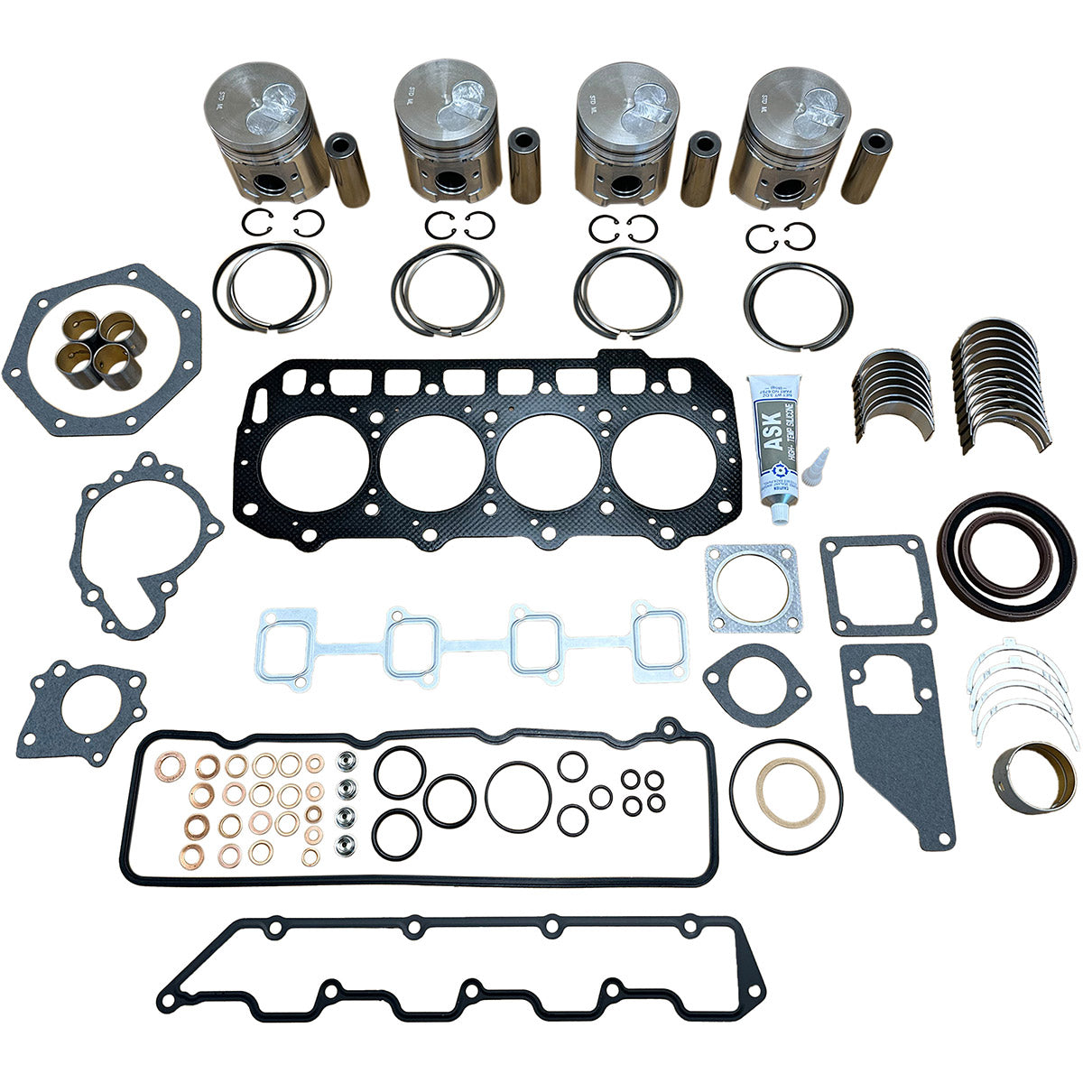 Maxiforce Overhaul Engine Kit, .25MM, Indirect Injection, 4TNE92 for Yanmar
