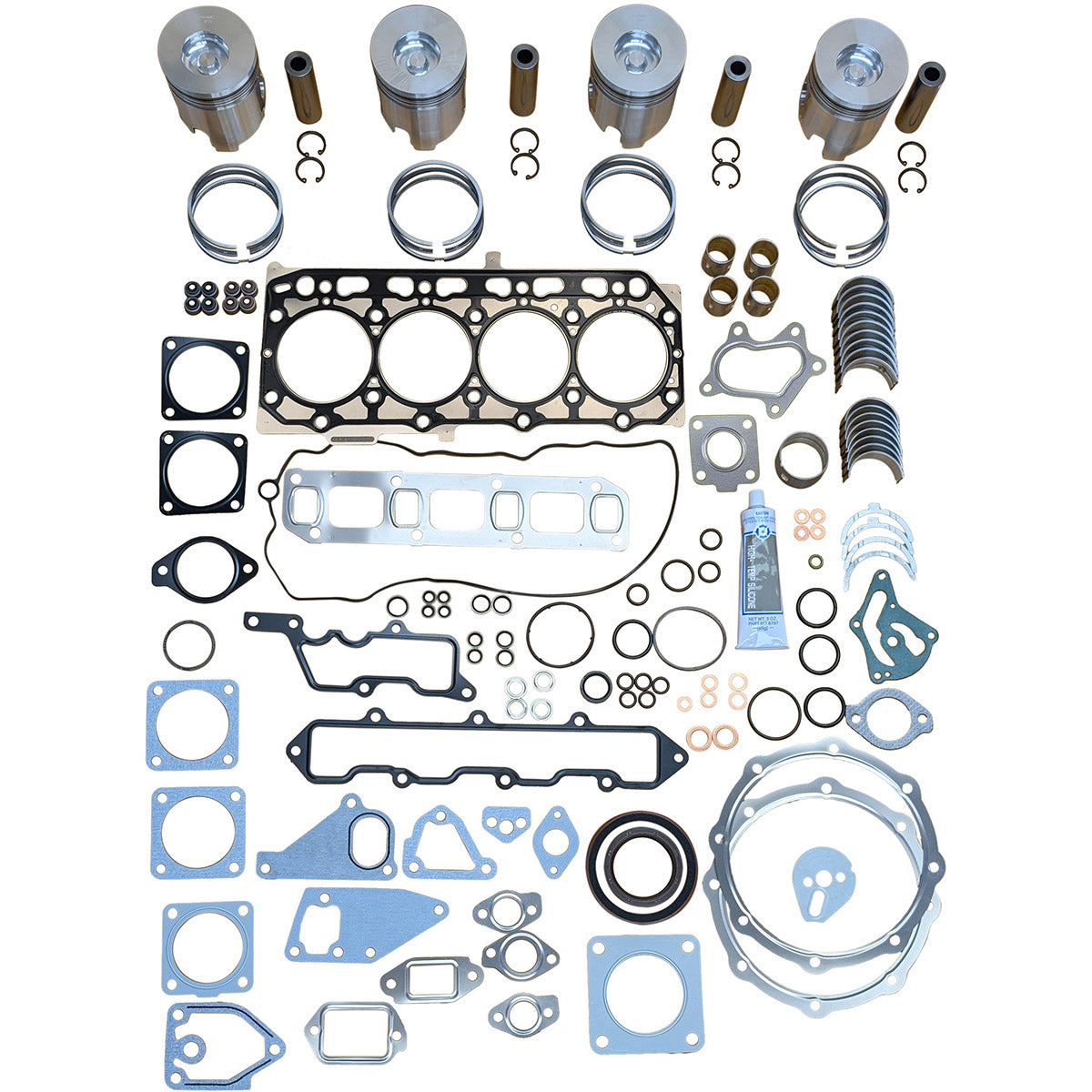 Maxiforce Overhaul Engine Kit, 0.25MM, 4TNV86Ct Tier 4 Final for Yanmar