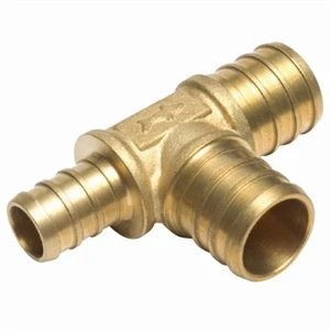 Pex Pipe Fitting, Insert Tee, 3/4 x 1/2 x 3/4-In., 10-Pk.