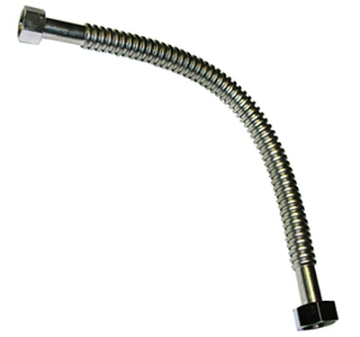 Magna Flex Instant Water Heater Connector, Stainless Steel, 1 x 1 x 18-In.