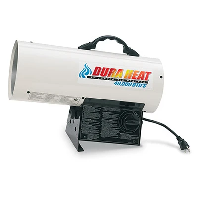 Portable LP Gas Heater, 40,000 BTU, 1,000-Sq. Ft. Coverage