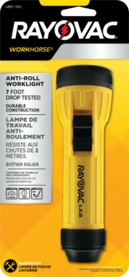 Workhorse 2D Rugged LED Flashlight – 20‑Lumen, 55‑Hour Battery Life