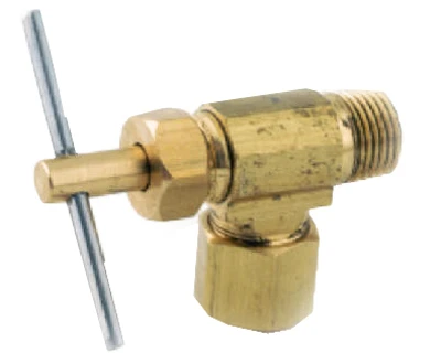 Needle Valve, 90-Degree, 1/4-In. Compression x 1/8-In. MIP