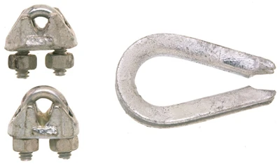 Rope & Clip Thimble, 1/8-In.