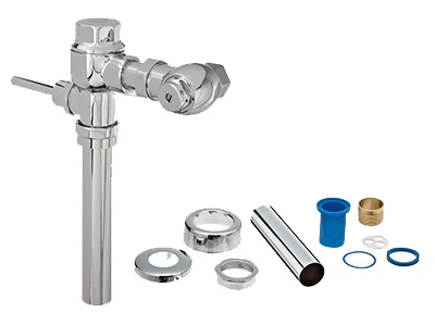 MetroFlush Exposed Closet Flush Valve, Piston-Operated, 1.28-GPF