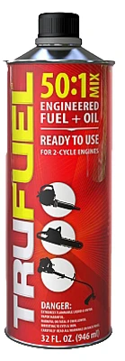 Pre-Mixed 50:1 Fuel & Oil, 2-Cycle Engines, 32 oz.