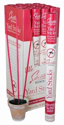 Yard Stick Mosquito Deterrent Incense, Deet-Free