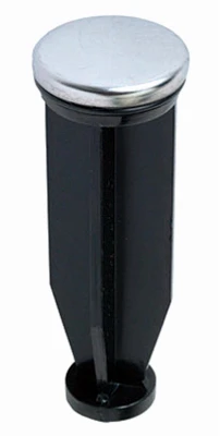 Bathroom Sink Pop-Up Stopper, Chrome Finish Plastic, 3-1/2 x 1-1/4 In.