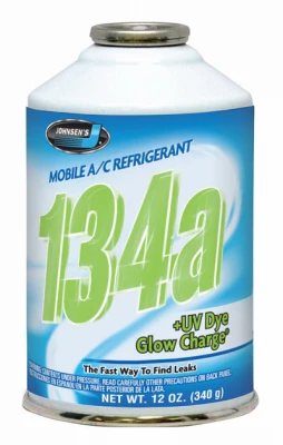 R134a Auto A/C Refrigerant With UV Dye, 12-oz.