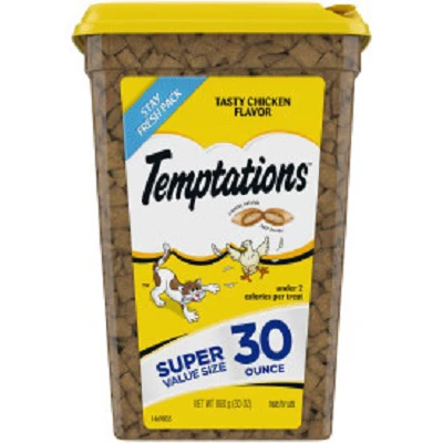 Cat Treats, Tasty Chicken, 30 oz.